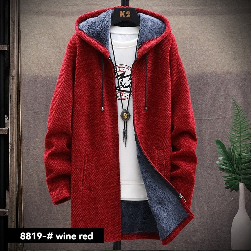 Kardigan męski z dzianiny