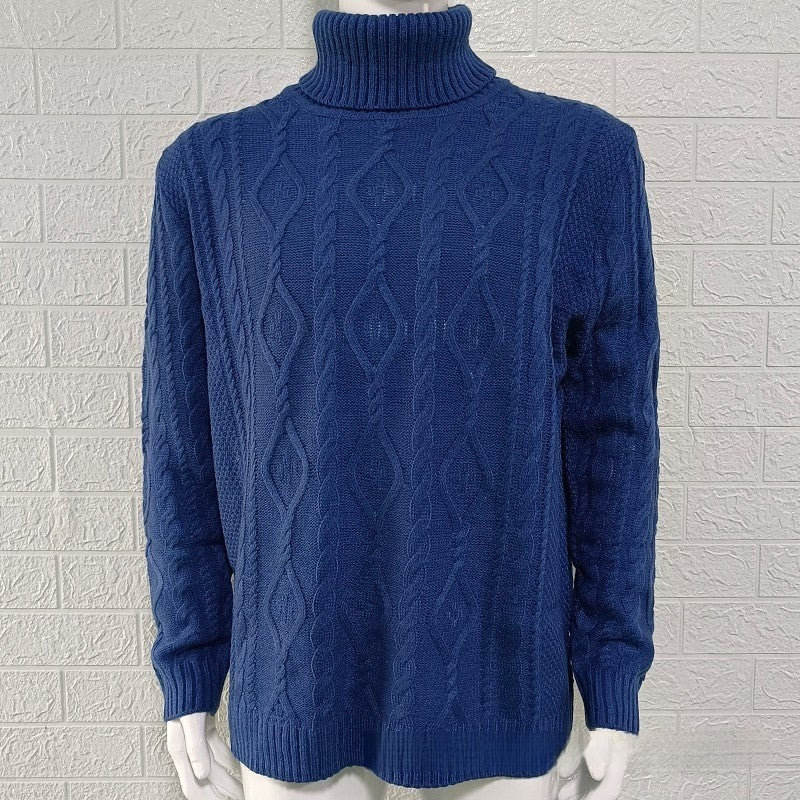 Men's golf sweter z dzianiny