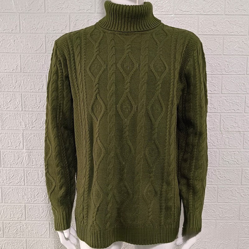 Men's golf sweter z dzianiny