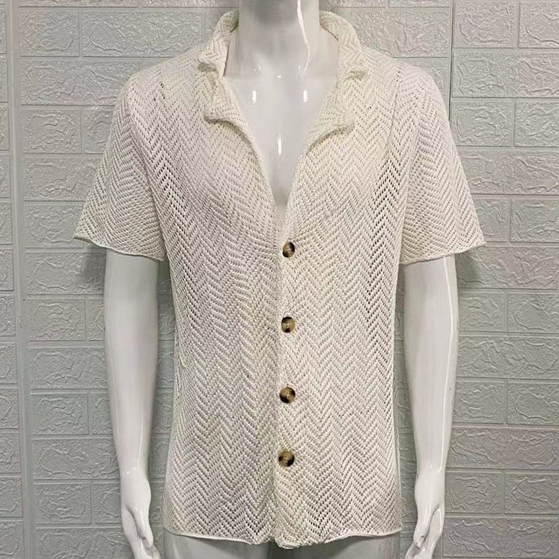 Hollow Sweter Męski