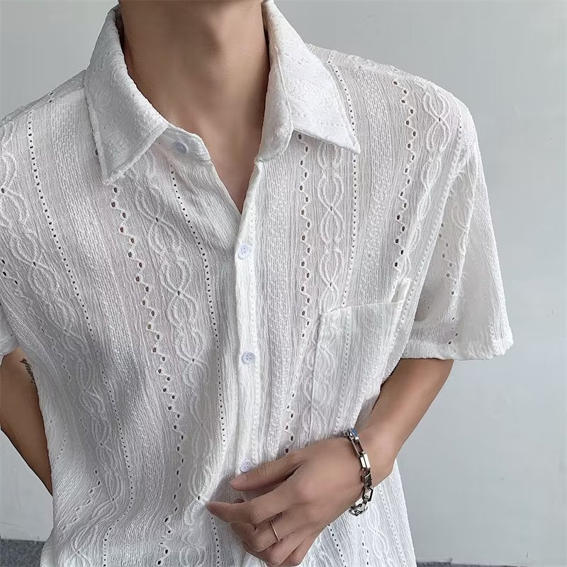 Breathable Solid Color Shirt