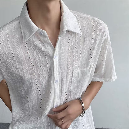 Breathable Solid Color Shirt