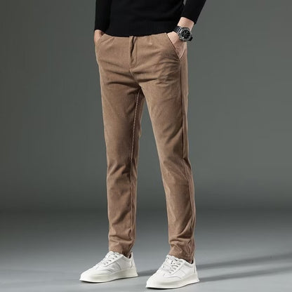 Men's sztruksowe spodnie casual