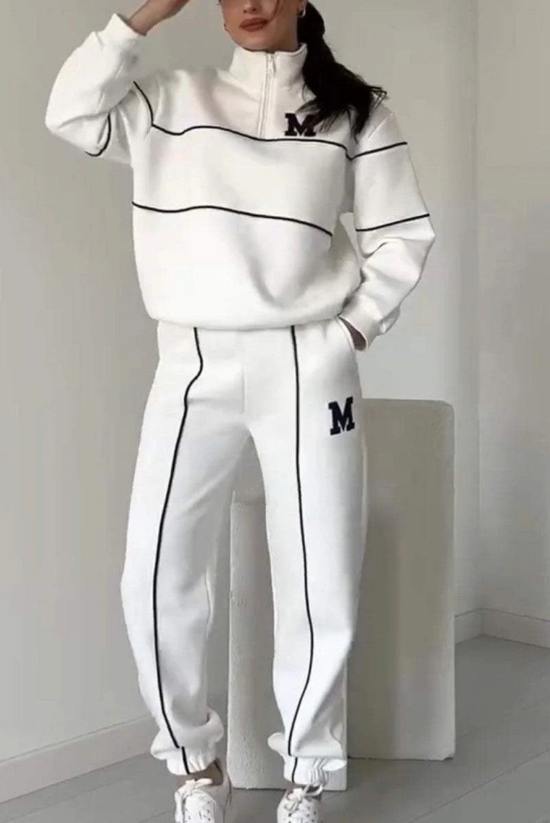 Zipper Leisure Sports Suit
