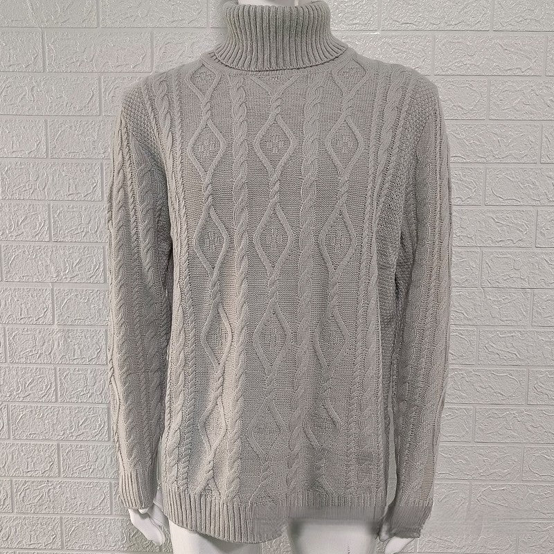 Men's golf sweter z dzianiny