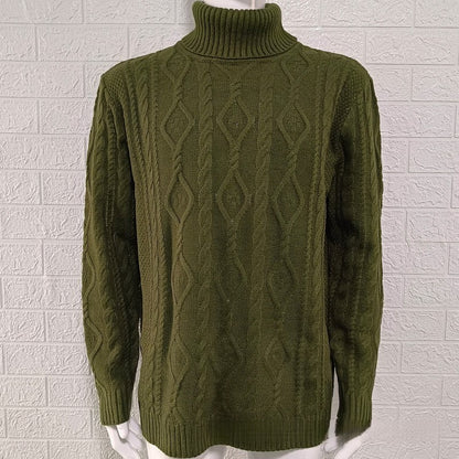 Men's golf sweter z dzianiny