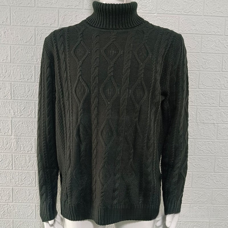 Men's golf sweter z dzianiny