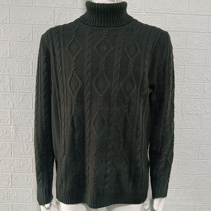Men's golf sweter z dzianiny