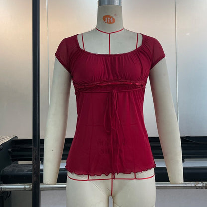 Mesh Koronkowa Koszula