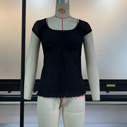 Mesh Koronkowa Koszula