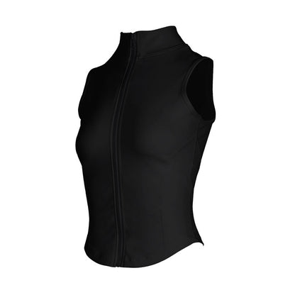 Sleeveless Zipper Sport Vest