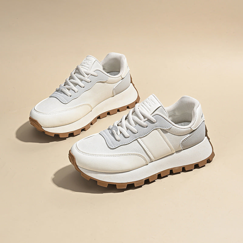 Koreańska wersja podwyższonych butów casual z LOGO