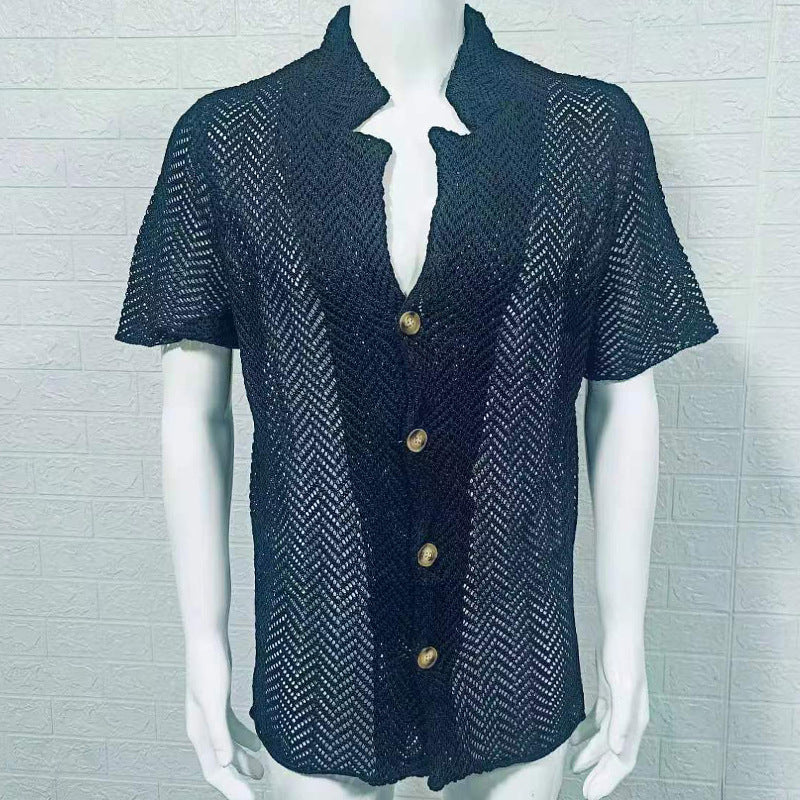 Hollow Sweter Męski