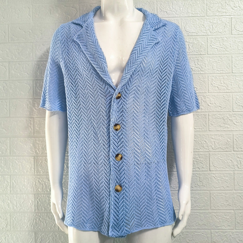 Hollow Sweter Męski