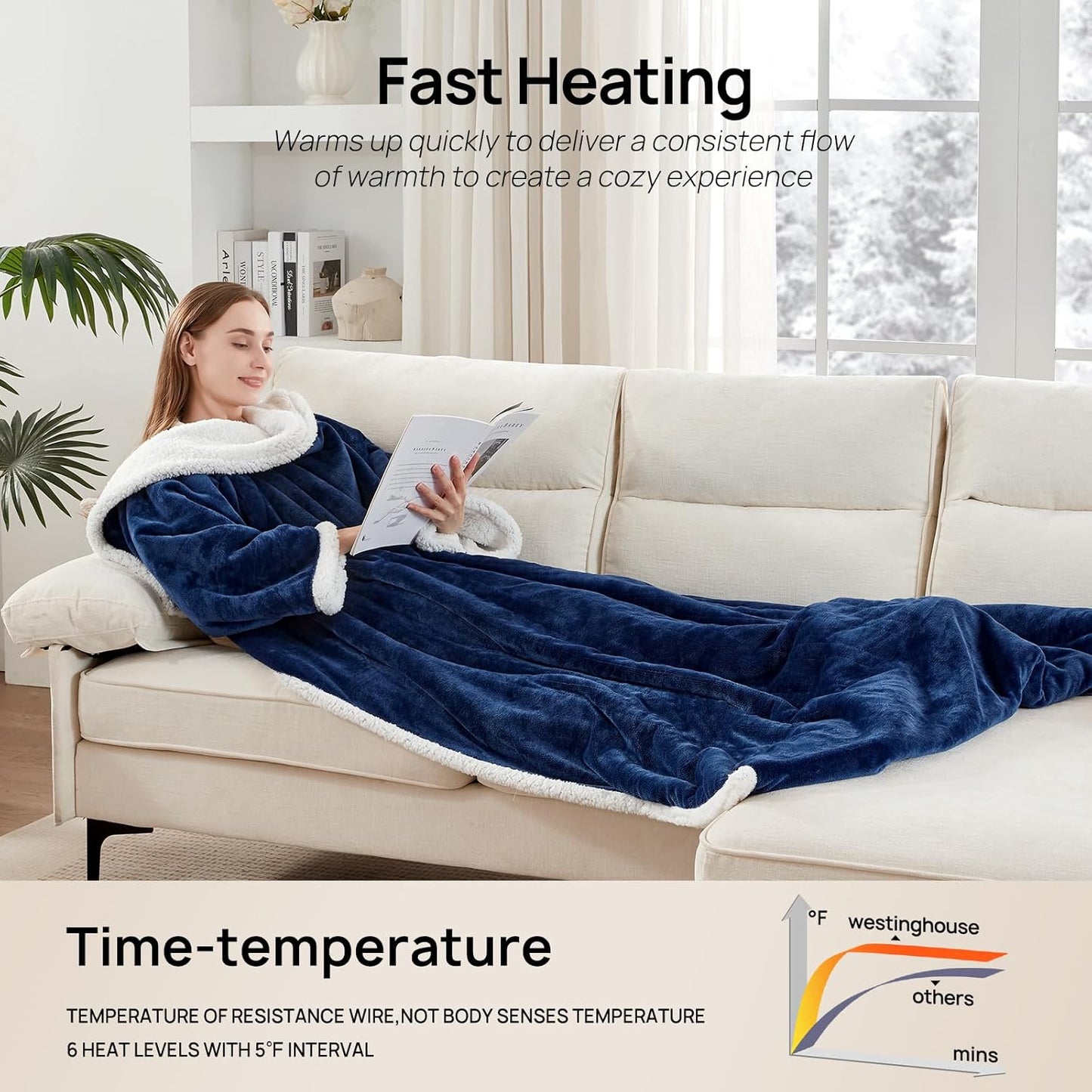 Debesėlis – švelnus TV pledukas su kailiuku