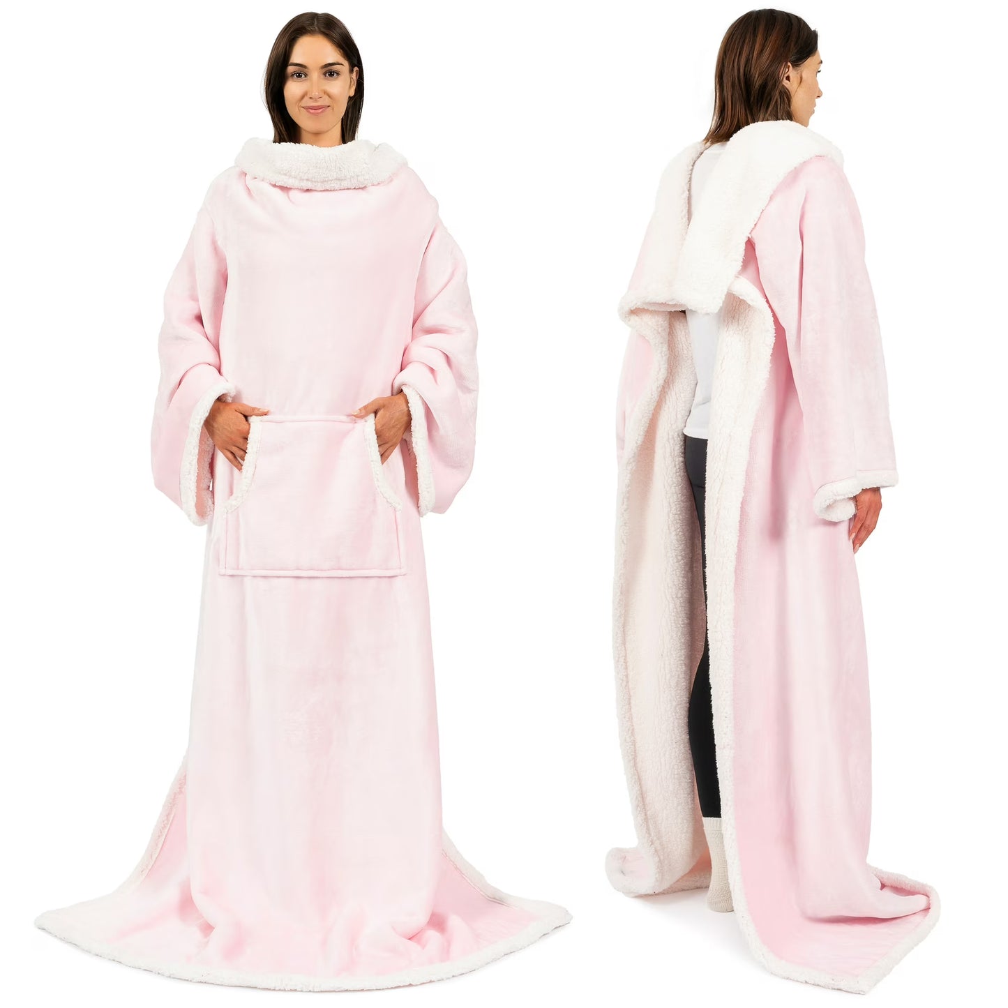 Debesėlis – švelnus TV pledukas su kailiuku